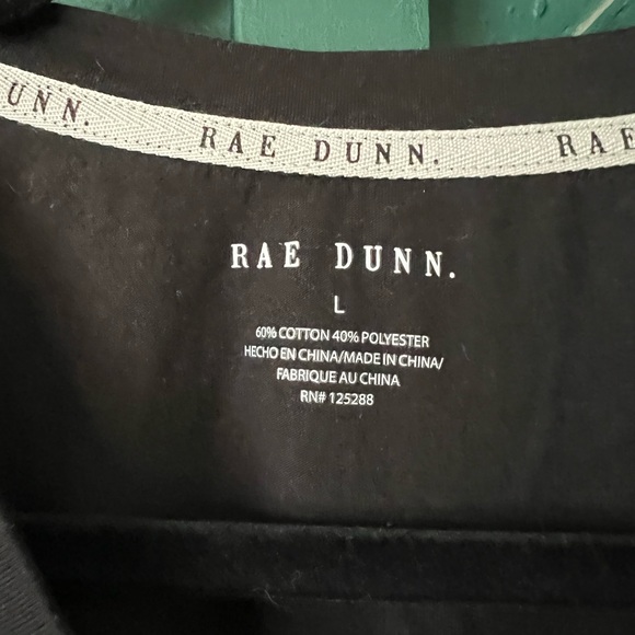 Rae Dunn Hubby T shirt black size large - Picture 3 of 3